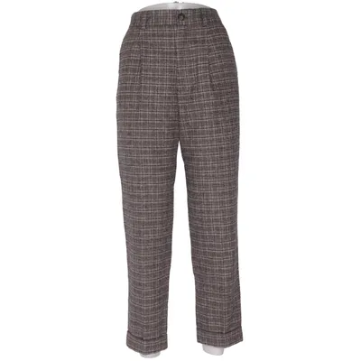 Pantalon de costume (Marron) de Leon & Harper Acrylique, Coton, Polyamide, Polyester, Viscose, Laine