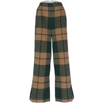 Palazzobyxor (Grön, Beige) från Rabens Saloner Akryl, Polyester, Ull