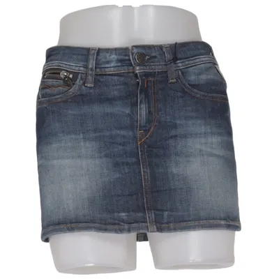 Denim skirt (Blue) from Replay Cotton, Elastane