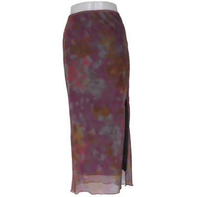 Långkjol (Flerfärgad) från 24 Colours Elastan, Polyester