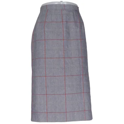 Kjol (Grå, Röd) från Boe Polyester, Viskos
