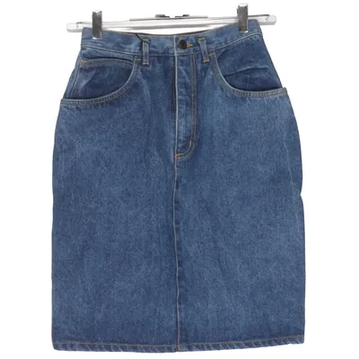 Denim skirt (Blue) from Free Wear Cotton
