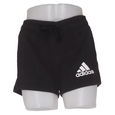 Sweat shorts (Black) from Adidas Cotton, Recycled polyester