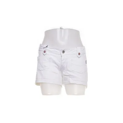 Denim shorts (Wit) van Fishbone Katoen, Elastaan
