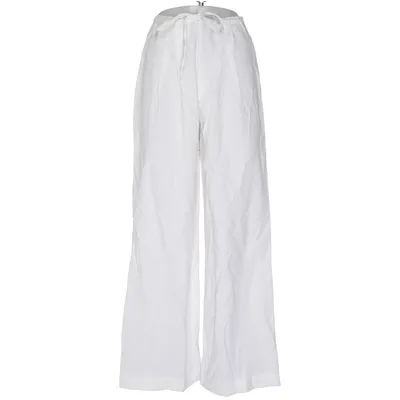 Pantalon patte d'éléphant (Blanc) de Zara