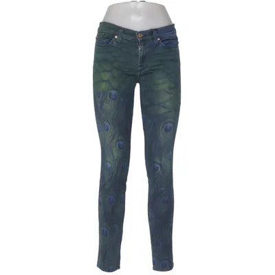 Jeans (Blå, Grön, Flerfärgad) från 7 for All Mankind Bomull, Elastan