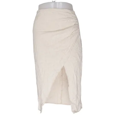 Wikkelrok (Mid Linen Ruched Skirt) van NLY Trend Linnen, Viscose