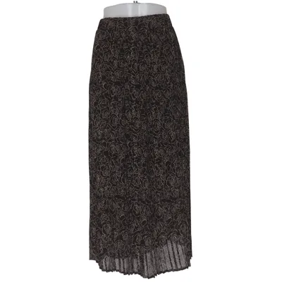 Maxi rok (Zwart, Beige) van Suzy Shier Polyester