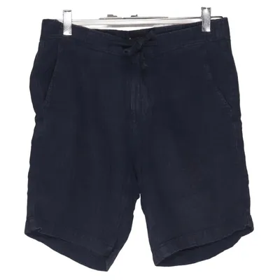 Shorts (Blå) fra Linen Blend Bomuld, Linned