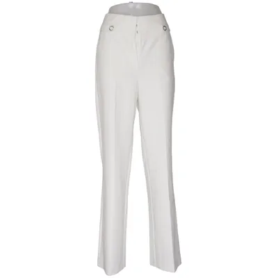 Jakkesætsbukser (Hvid) fra Comma Polyester