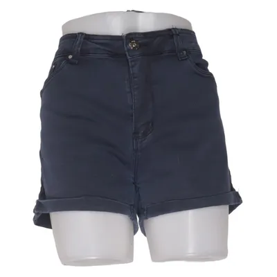 Denim shorts (Blauw) van M.Asam Katoen, Elastaan