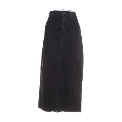 Denim skirt (Black) from 7 for All Mankind
