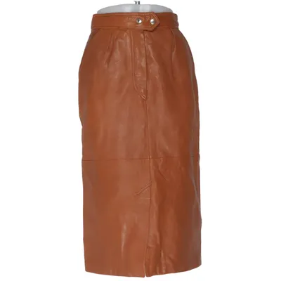 Jupe en cuir (Marron) de Hollies Cuir, Polyester