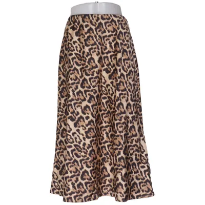 Maxi nederdel (Brun, Sort, Beige) fra Buch Copenhagen Bomuld, Polyester