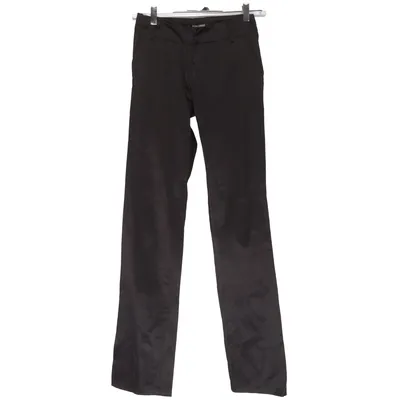 Pantalon (Noir) de Lulumary Coton, Élasthane, Polyester