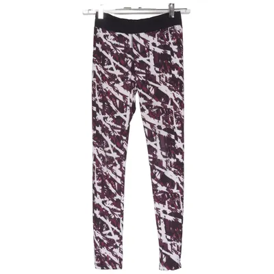Sports tights (Black, White, Purple) from Phelix Sports Elastane, Polyester