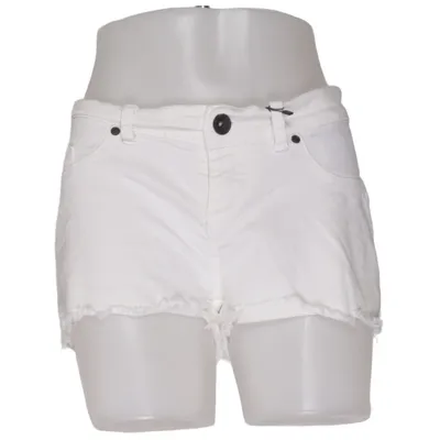Denim shorts (Wit) van Dr. Denim Katoen, Elastaan, Polyester