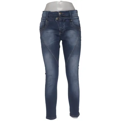 Jeans (Blå) fra Mozzaar Bomuld, Elastan