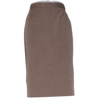 Jupe (Beige) de Flare Élasthane, Polyester, Viscose