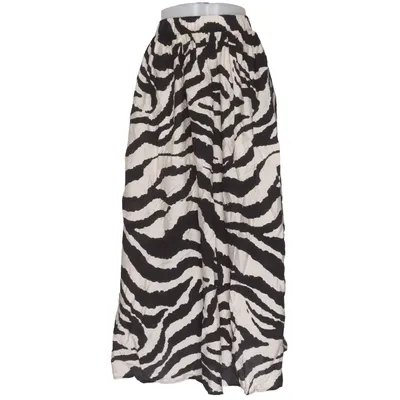 Maxi skirt (Black, White) from Primark Cares Nylon, Viscose