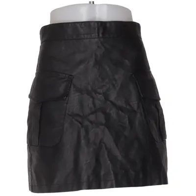 Jupe (Noir) de Voyelles Polyester, Polyuréthane