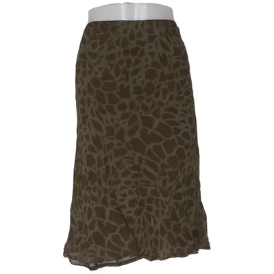 Jupe (Beige, Marron) de Miss Acétate, Viscose
