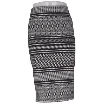 Skirt (Black, White, Gray) from Orsay Cotton, Elastane, Polyester