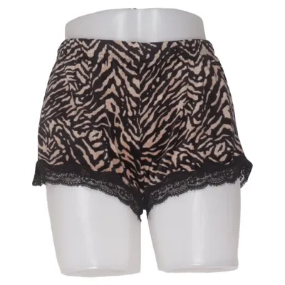 Pajama shorts (Black, Beige) from Hunkemöller Elastane, Polyester