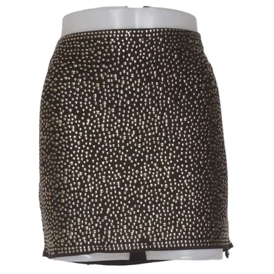 Skirt (Black) from Fishbone Elastane, Polyester