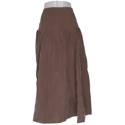 Maxi skirt (Brown) from Zara Home Lyocell, Polyester