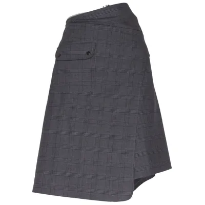 Kjol (Grå) från Margit Brandt Elastan, Polyester, Viskos