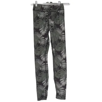 Träningstights (Svart, Grön) från Iconic Elastan, Polyester