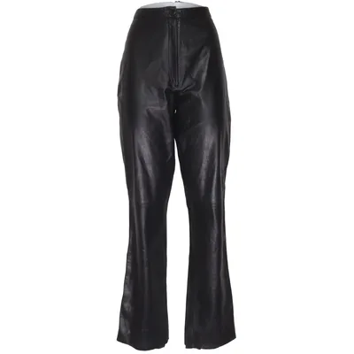 Leather pants (Black) from Peruvian Connection Acetate, Leather
