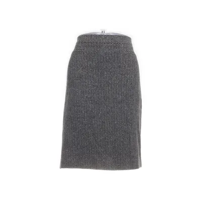 Skirt (Gray, White) from Orwell Cashmere, Silk, Wool