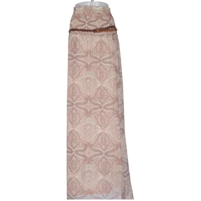 Robe longue (Beige, Multicolore) de Valleygirl Élasthane, Viscose
