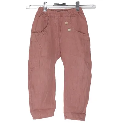 Byxor (Brun) från Petit Cochon Elastan, Linne, Ekologisk bomull