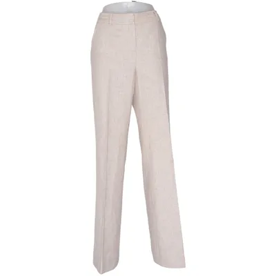 Pantalon de costume (Beige) de Mrs. Foxworthy Polyester, Laine