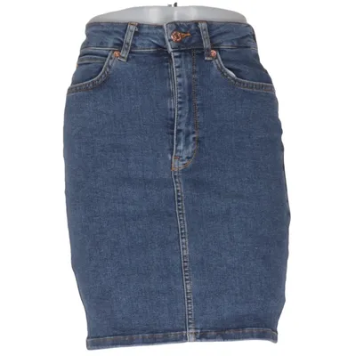 Jeansnederdel (Blå) fra Denim Rebel Bomuld, Elastan