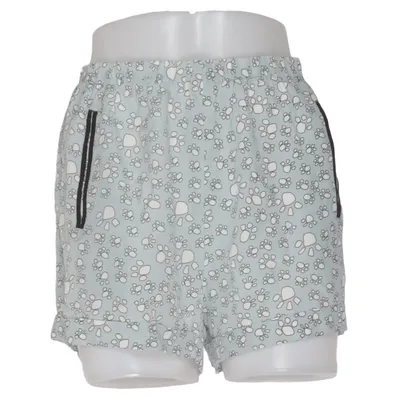 Short (Bleu, Blanc) de Mayla Soie