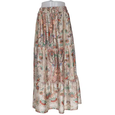 Jupe longue (Beige, Multicolore) de QNUZ Polyester