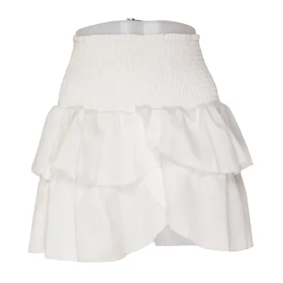Jupe (Blanc) de Neo Noir Élasthane, Polyester