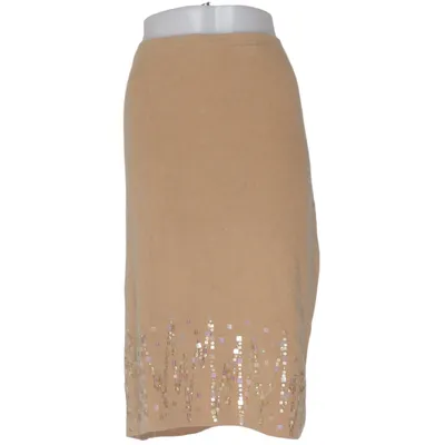 Rok (Beige) van Lene Sand Angora, Kasjmier, Elastaan, Polyamide, Viscose, Wol
