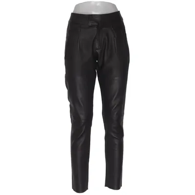 Leren broek (Zwart) van Magnolia Leer, Suède