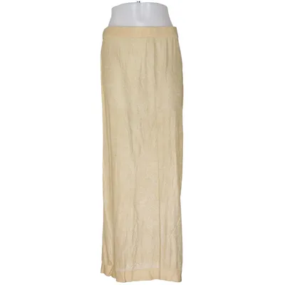 Maxi skirt (Gold) from Zara Viscose