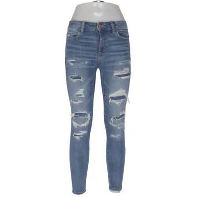 Jean (Bleu) de American Eagle Outfitters Coton, Élasthane, Polyester