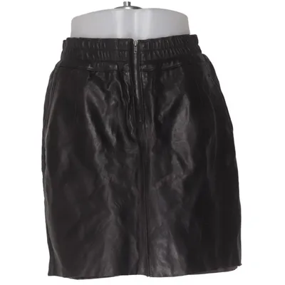 Leather skirt (Black) from Saint Tropez Leather