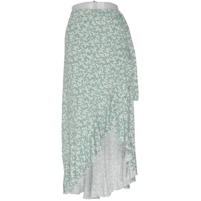 Wikkelrok (Groen, Wit) van Happy Holly Viscose, Elastaan