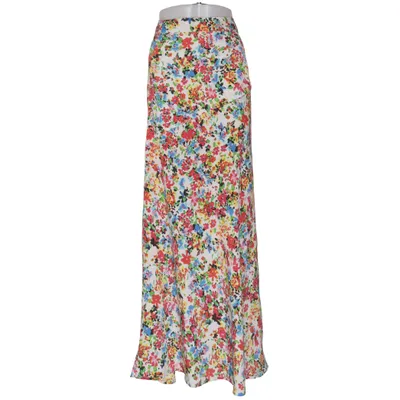 Maxi skirt (White, Multicolored) from Neon Rose Polyester