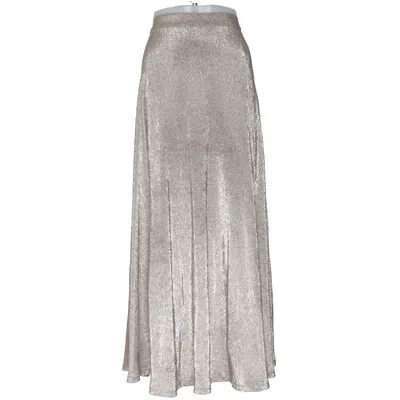 Långkjol (Grå, Guldfärgad) från Massimo Dutti Polyester
