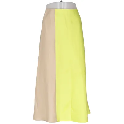 Långkjol (Gul, Beige) från YAS Återvunnen polyester